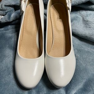 Off White platform Wedding shoes